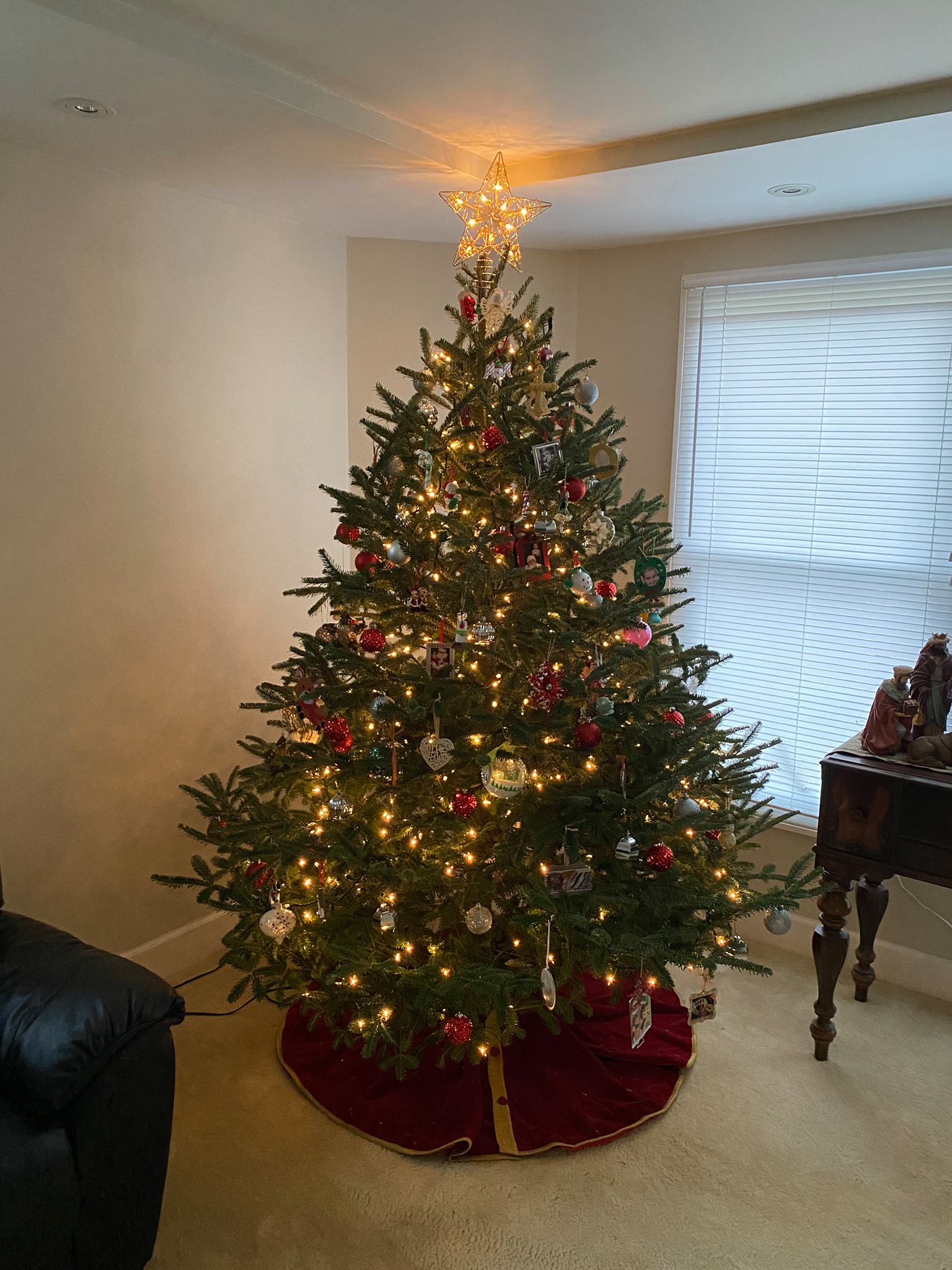 Anette's decorated Fraser Fir